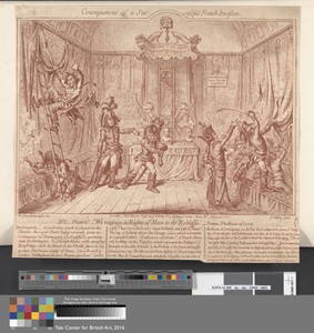 Consequences of a Successful French Invasion, No. I, Plate 2nd, We explain de Rights of Man to de Noblesse