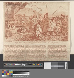 Consequences of a Successful French Invasion, No. III, Plate 2nd, We teach de English Republicans to work