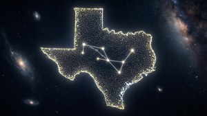 Constellation Texas Star Silhouette
