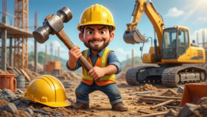 Construction Hammer Site