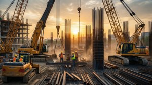 Construction Site Sunset