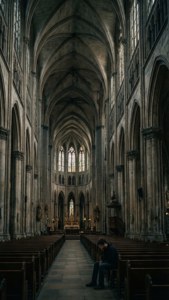 Contemplation in Cathedral