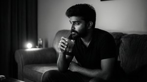Contemplation with Drink