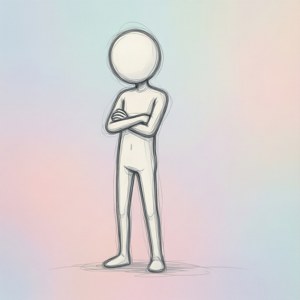 Contemplative Figure