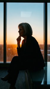Contemplative Silhouette