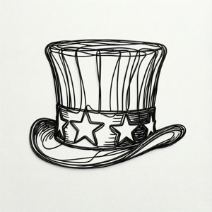Continuous Line Hat