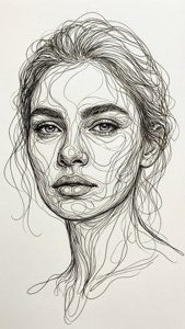 Continuous Line Portrait