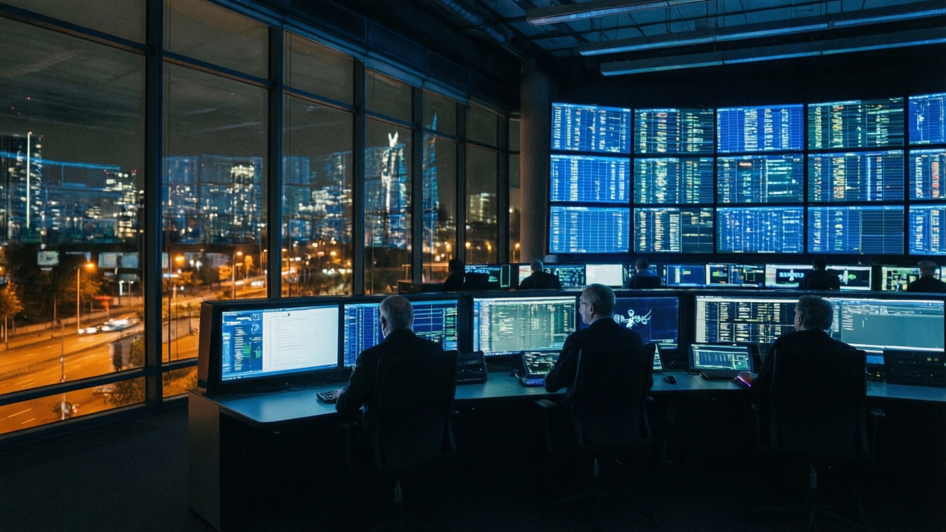 Control Center Night by Wallpapers.art Studio