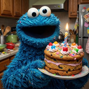 Cookie Monster's Cookie Birthday