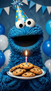 Cookie Monster's Cookie Birthday