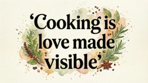 Cooking Love Quote