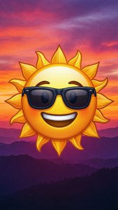 Cool Sun at Sunset