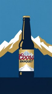 Coors and Mountains Minimalist