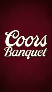 Coors Banquet Typography
