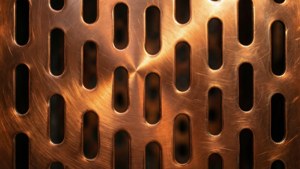 Copper Slotted Metal