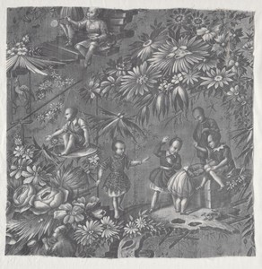 Copperplate Printed Textile