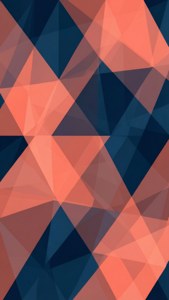Coral Navy Polygons
