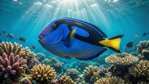 Coral Reef Blue Tang