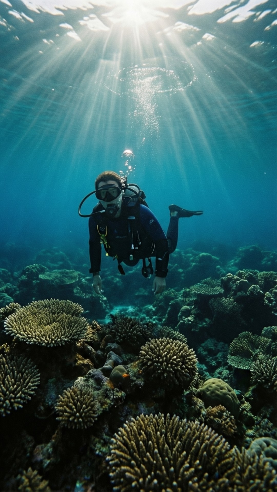 Coral Reef Dive by Wallpapers.art Studio