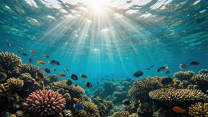 Coral Reef Sunlight