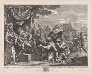 Coriolanus wijst de verzoeken van het Romeinse volk af