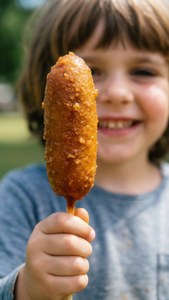 Corn Dog in Hand