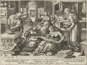 Cornelia en Gracchus binnenshuis