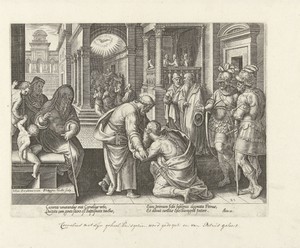 Cornelius knielt voor Petrus