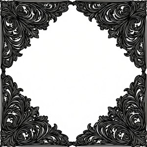 Corner Filigree Frame