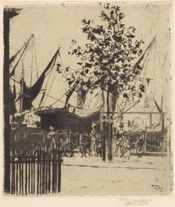 Corner of Luna Street, Chelsea Embankment