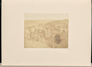 Corner of the Malakoff Battery. The Mamelon Vert in the distance