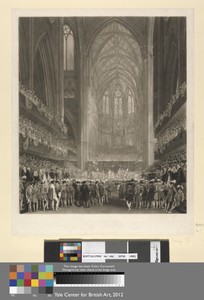 Coronation of King George IV in Westminster Abbey