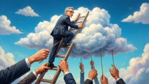 Corporate Ladder Struggle