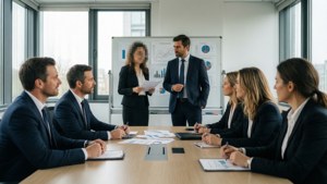 Corporate Meeting Blur