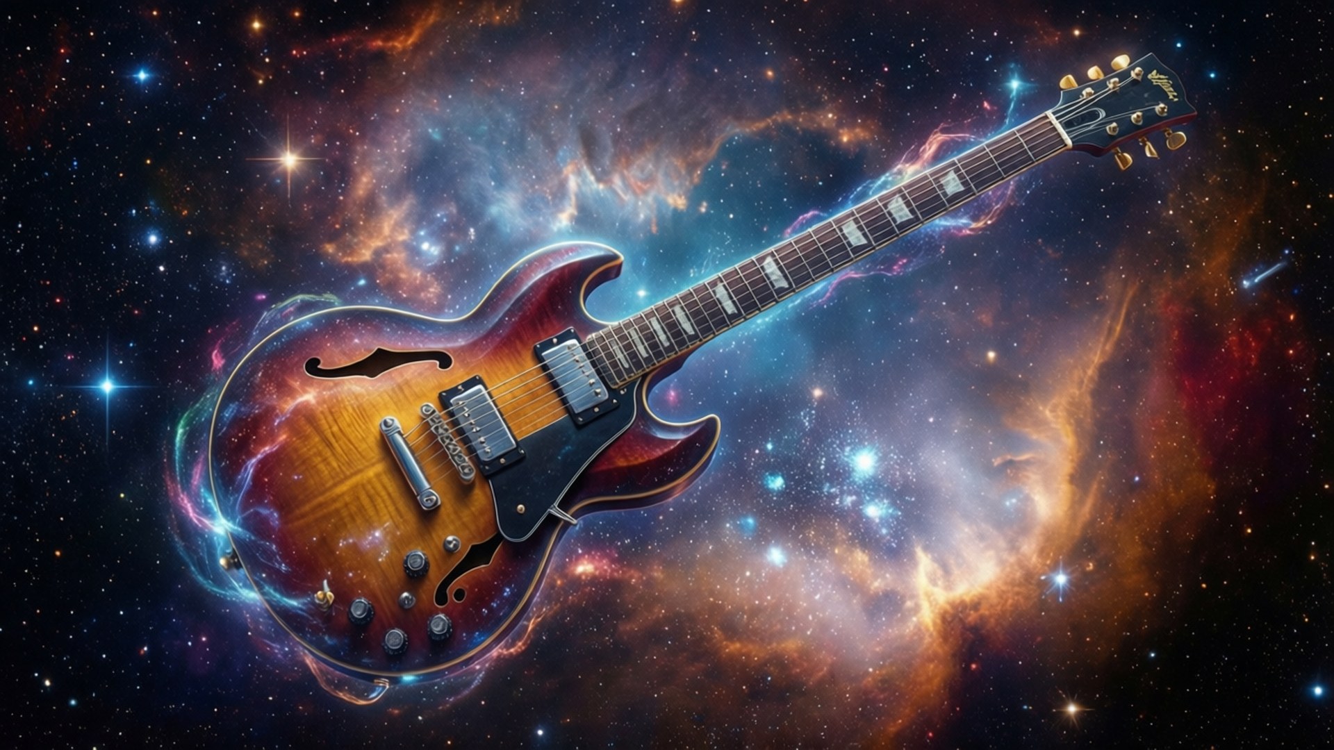Cosmic Chord by Wallpapers.art Studio