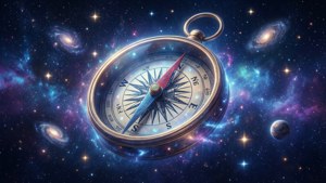 Cosmic Compass in Space