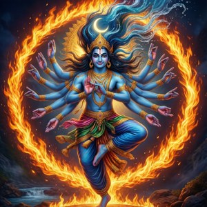 Cosmic Dancer Rudra