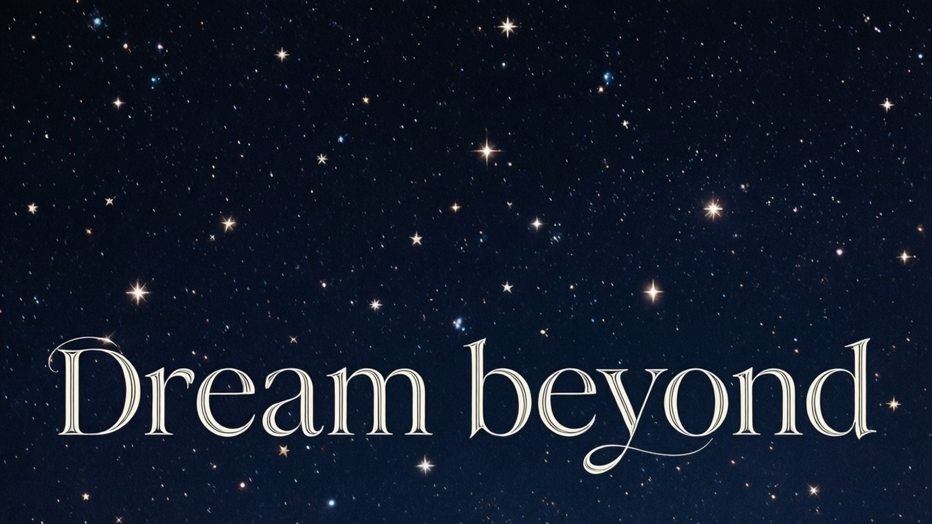 Cosmic Dream Quote by Wallpapers.art Studio