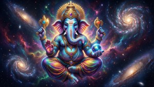 Cosmic Ganesha in Space