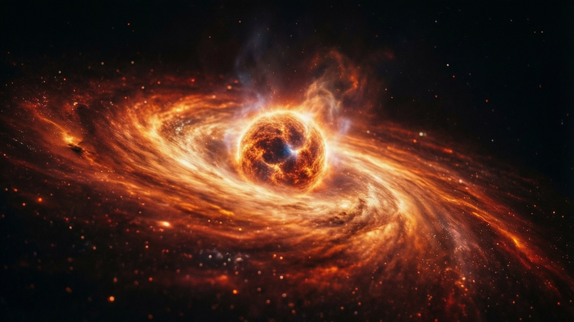 Cosmic Genesis by Wallpapers.art Studio