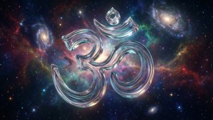 Cosmic Glass Om