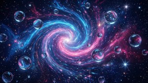 Cosmic Glass Swirl