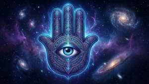 Cosmic Hamsa Eye