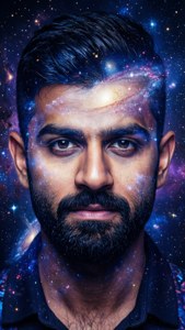Cosmic Kohli Double Exposure