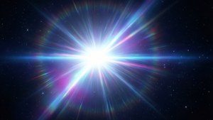 Cosmic Lens Flare
