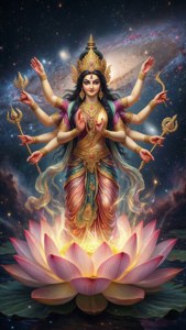 Cosmic Lotus Durga