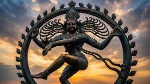 Cosmic Nataraja Sunset