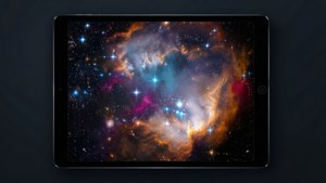 Cosmic Nebula iPad Screen