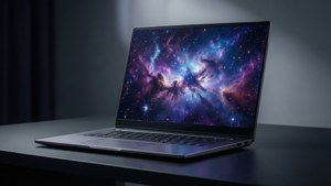 Cosmic Nebula Laptop