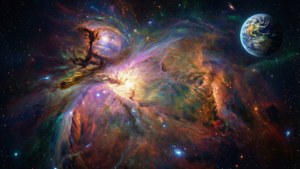 Cosmic Nebula Scene